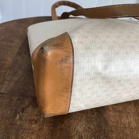 Gucci Cream and Tan Tote Bag - Picture 4 of 17
